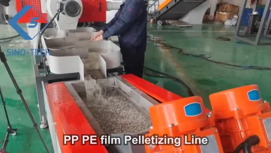 폐기물 플라스틱 단단하고/연약한 물자 PE 작은 조각 LDPE Pelletizer 기계 재활용 플라스틱을 위한 기계를 만드는 PE PP 애완 동물 펠릿 마스터 배치